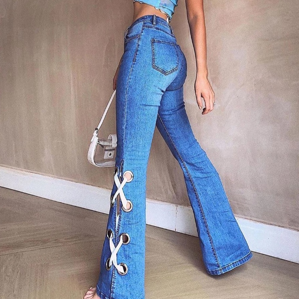 Fashion nova flare jeans
